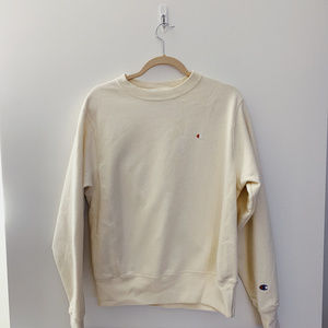 Champion Crew Sweater - Oatmeal/cream
